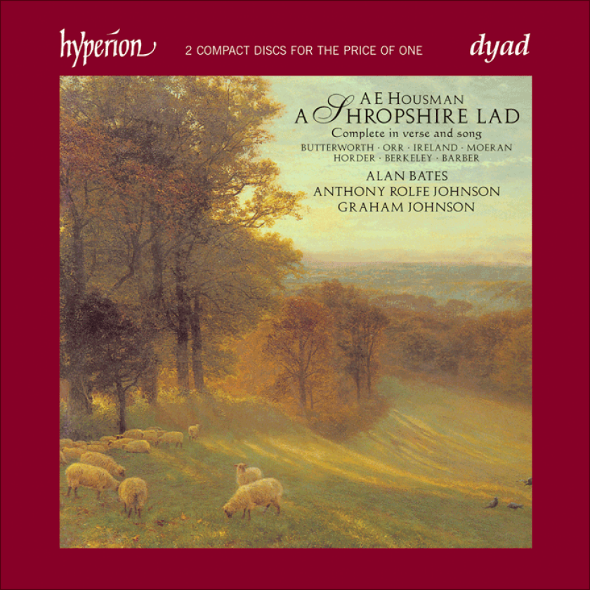 Graham Johnson, Mervyn Horder, Anthony Rolfe Johnson, George Butterworth, E.J. Moeran, Antony Howell, C W Orr A Shropshire Lad CD