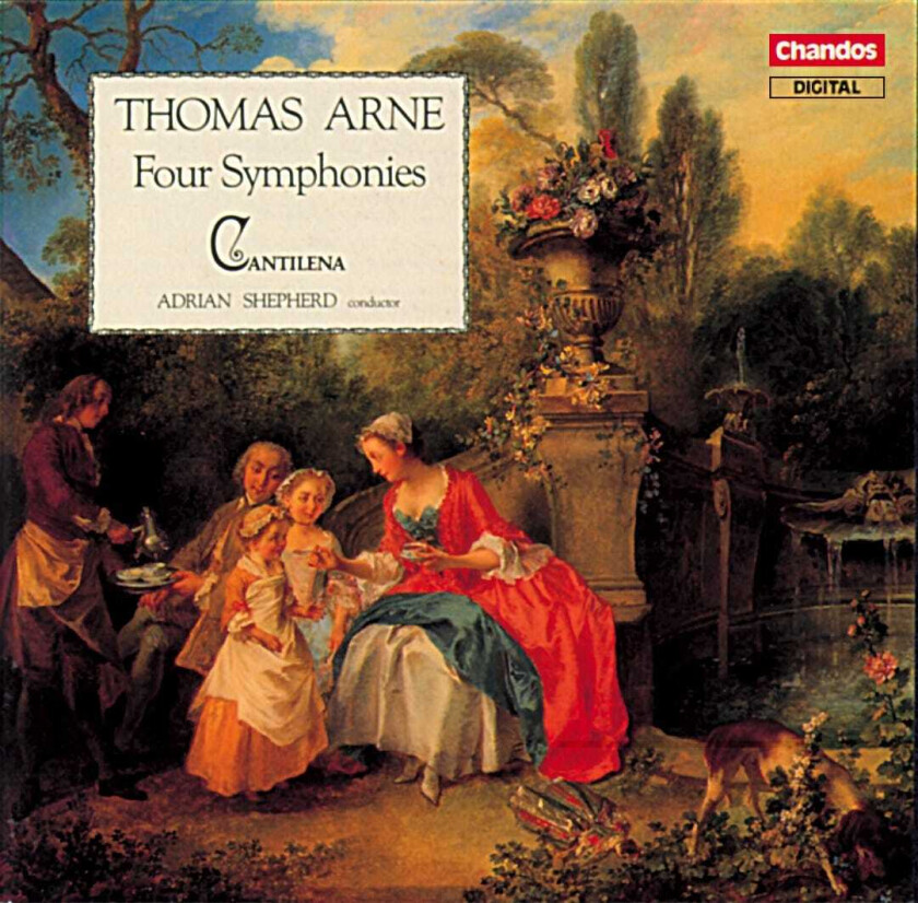 Thomas Arne, Cantilena Orchestra, Adrian Shepherd Arne: 4 New Overtures or Symphonies CD