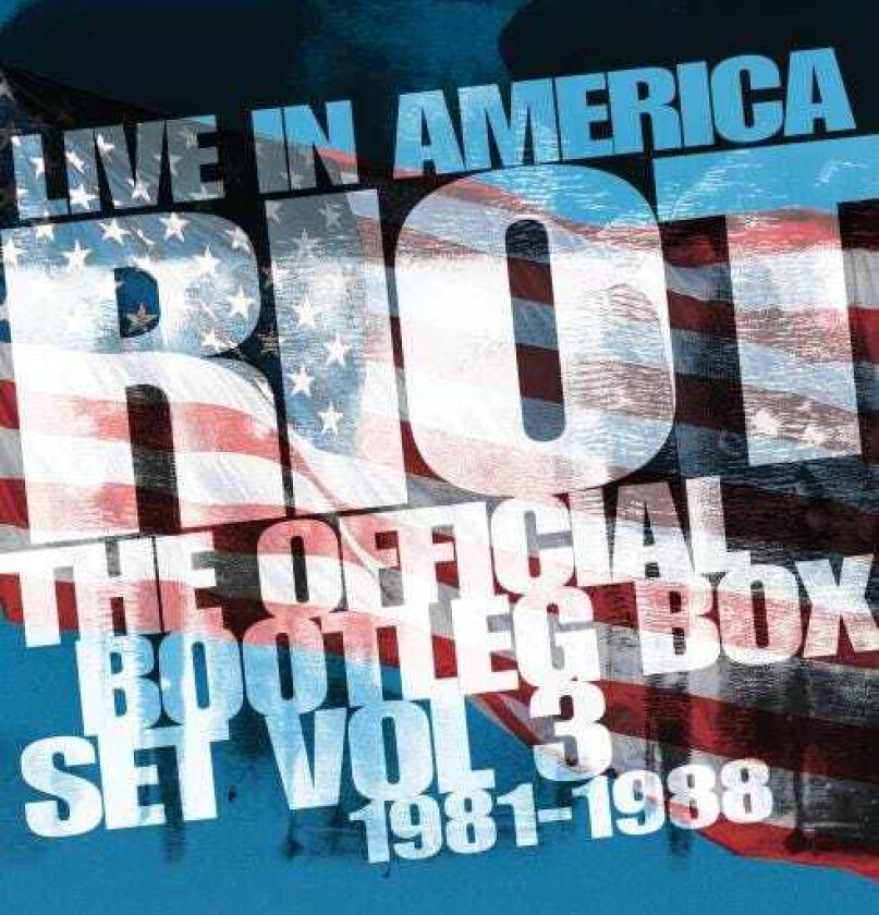 Riot Live In America Official Bootleg 3 CD