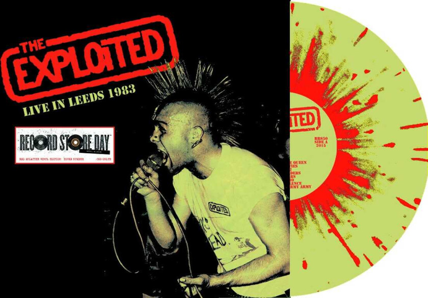 The Exploited Live In Leeds 1983 LP/Vinyl