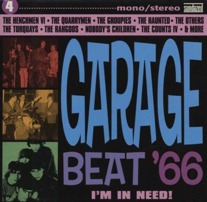 Diverse Artister  Garage Beat '66 Volume 4I'm In Need  CD