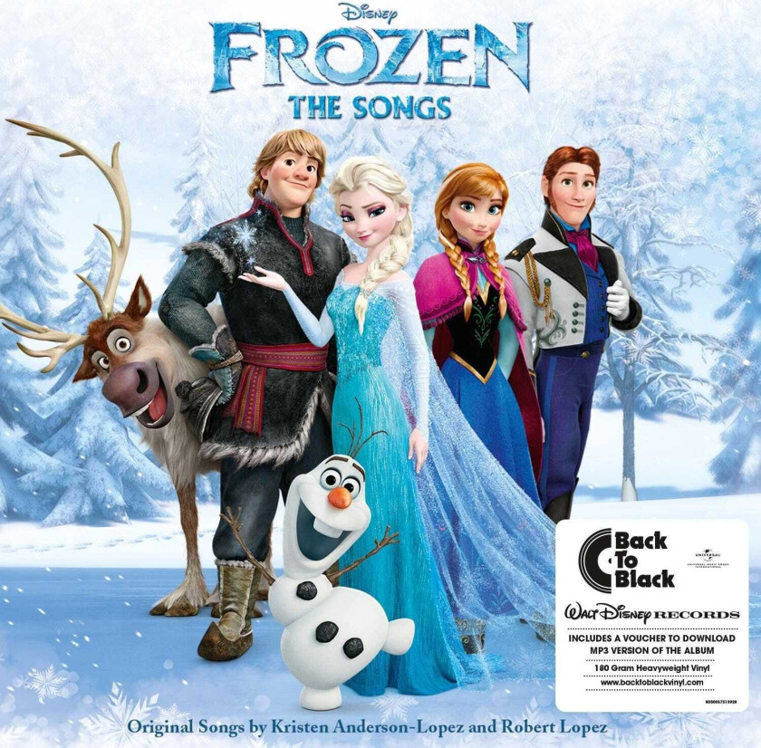 Filmmusikk Frozen: The Songs LP/Vinyl