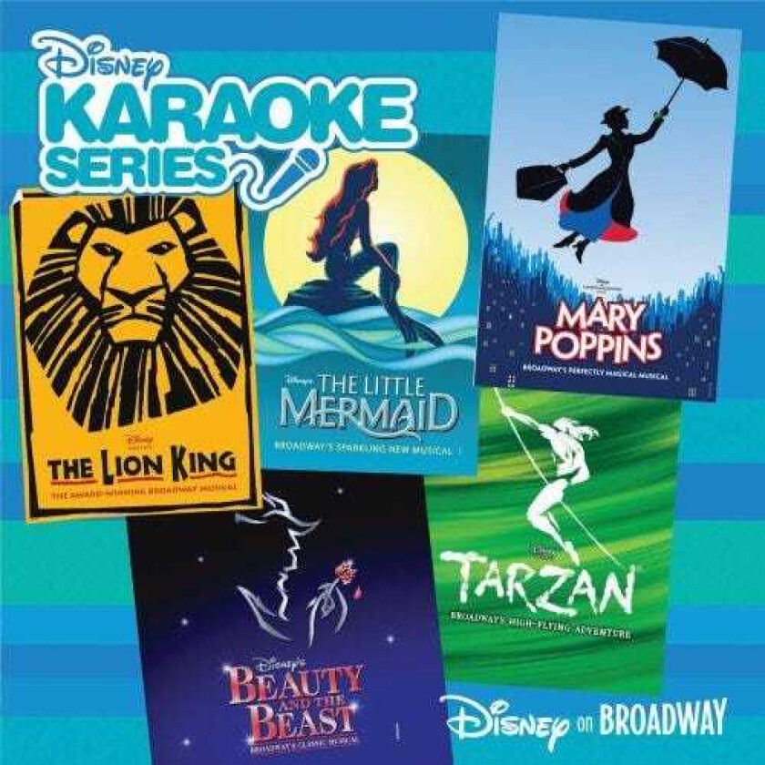 Diverse Karaoke, Diverse Disney, Filmmusikk  Disney's Karaoke Series: Disney On Broadway  CD