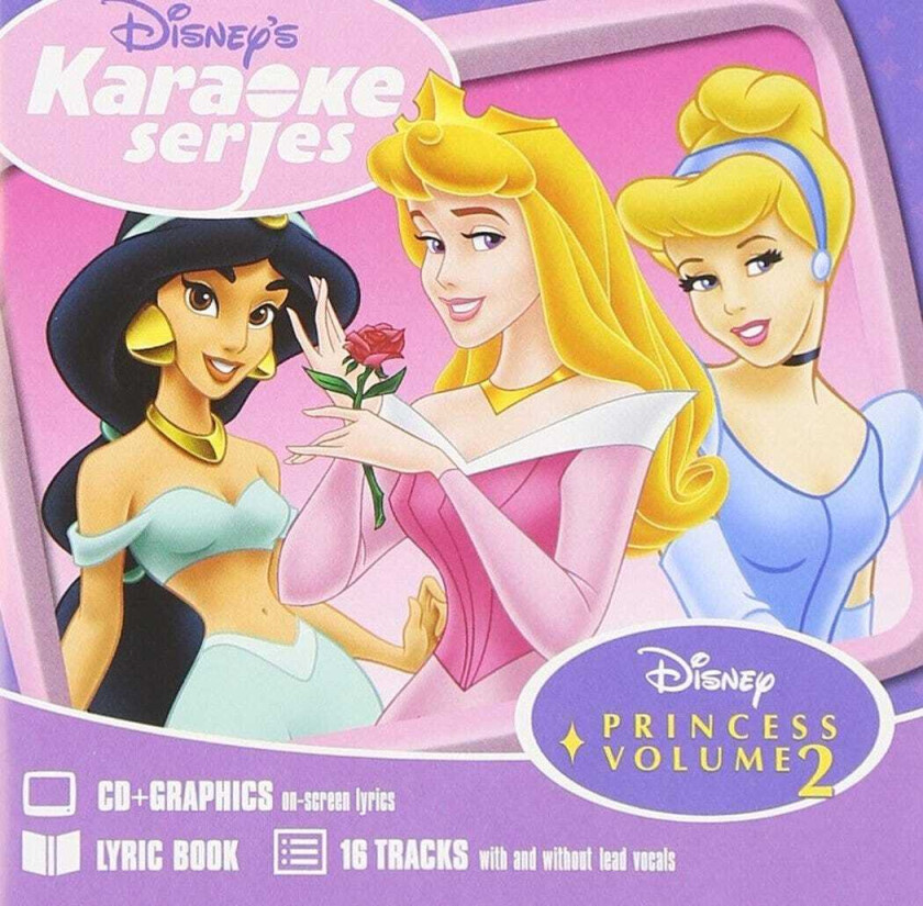 Diverse Karaoke, Diverse Disney, Filmmusikk Disney's Karaoke Series: Disney Princess, Vol. 2 CD