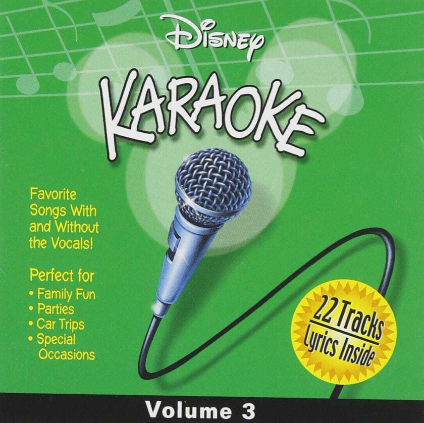 Filmmusikk, Diverse Disney, Diverse Artister Disney Karaoke, Vol. 3 CD