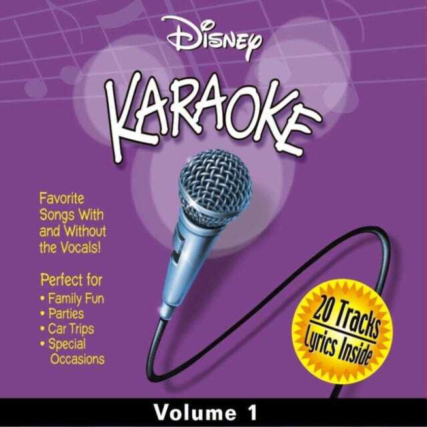 Filmmusikk, Diverse Disney, Diverse Artister Disney Karaoke, Vol. 1 CD
