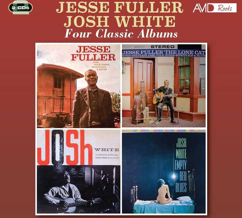 Jesse Fuller & Josh White, Jesse Fuller, Josh White  Four Classic Albums  CD