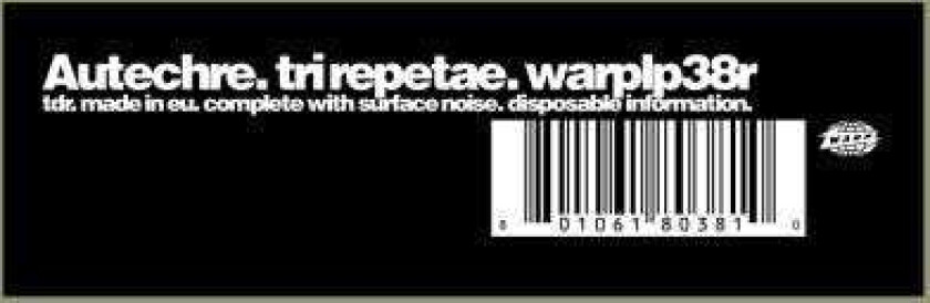 Autechre Tri Repetae LP/Vinyl