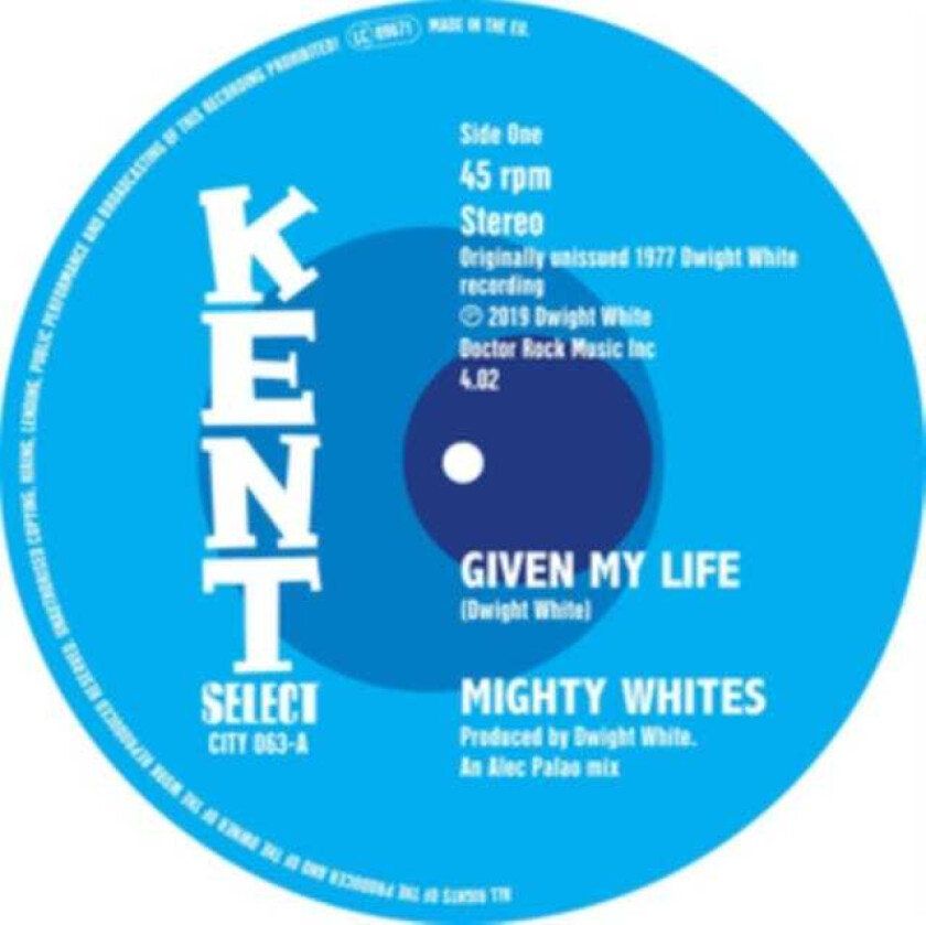 Mighty Whites, Jacqueline Jones Given My Life/A Frown On My Face LP/Vinyl