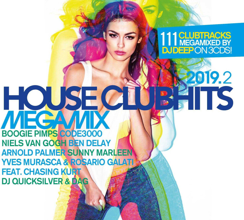 Diverse Electronica House Clubhits Megamix 2019.2 CD