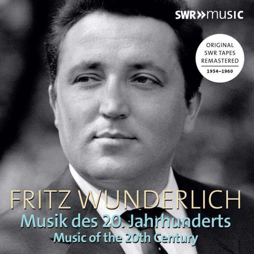 Fritz Wunderlich  Music Of The 20th Century  CD