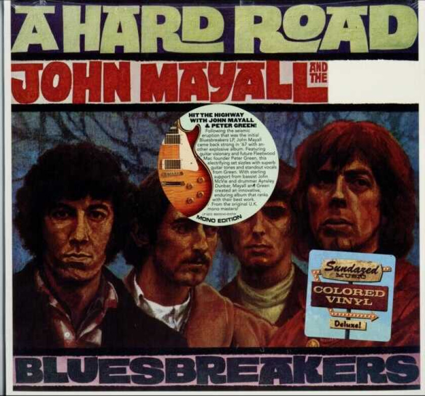 John Mayall A Hard Road White LP/Vinyl