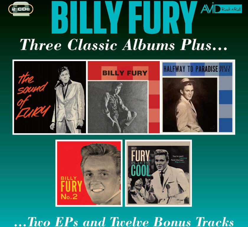 Billy Fury  Three Classic Albums Plus..  CD