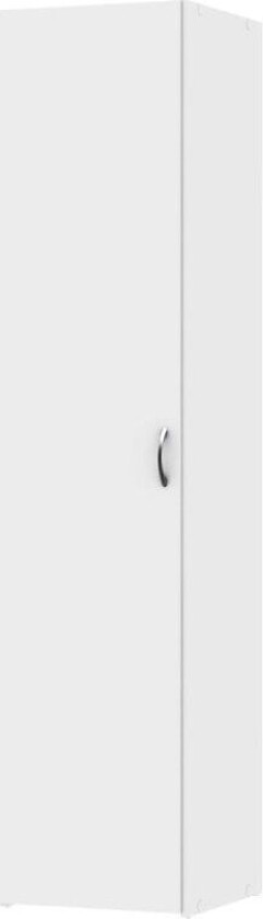 Spell garderobeskap 1 dør hvit.