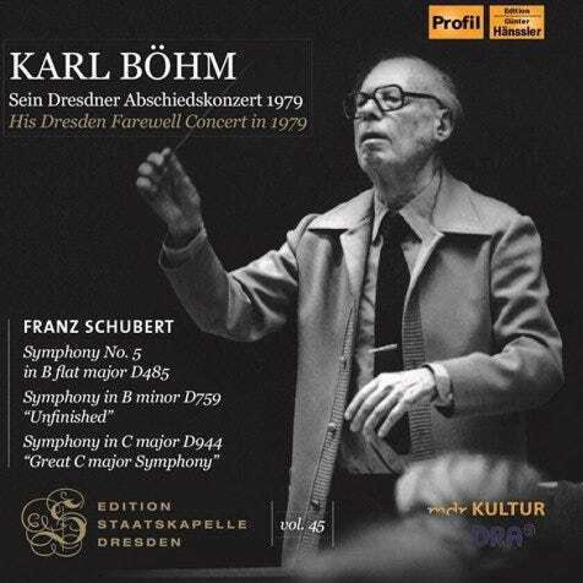 Staatskapelle Dresden Orchestra, Karl Böhm  Karl Böhm: His Dresden Farewell Concert In 1979  CD