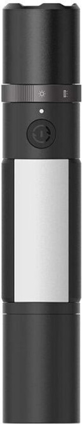 Multi-Function Flashlight - Svart Lommelykt
