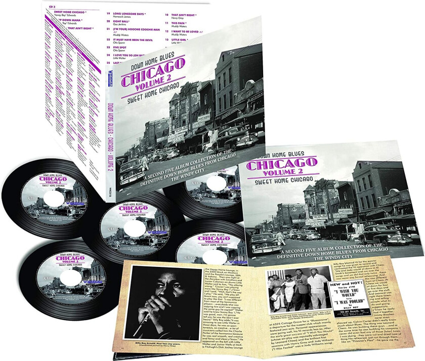 Bilde av Diverse Blues  Down Home Blues Chicago Volume 2  Sweet Home Chicago  CD