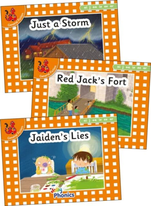 Jolly Phonics Orange Level Readers Set 4 av Louise Van-Pottelsberghe