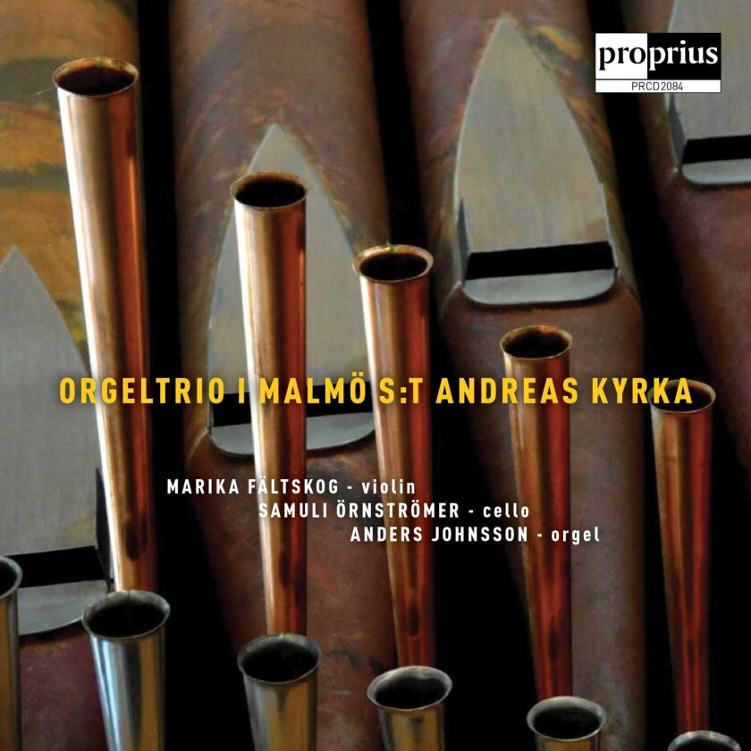 Marika Fältskog, Samuli Örnströmer, Anders Johnsson, Josef Rheinberger, KajErik Gustafsson, Lukasz Lisowski, Staffan Storm  Orgeltrio I Malmö S:T Andreas Kyrka  CD