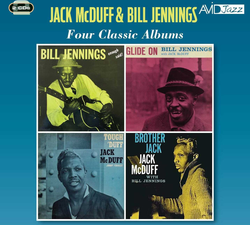 Jack McDuff & Bill Jennings  Four Classic Albums  CD