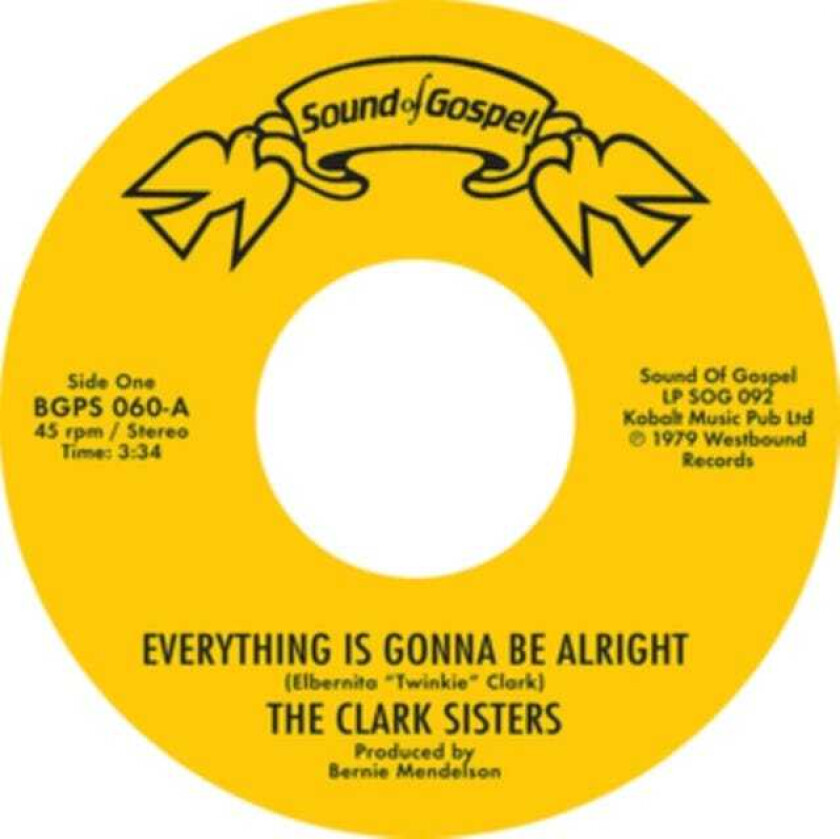 The Clark Sisters Everything Is Gonna Be Alright LP/Vinyl