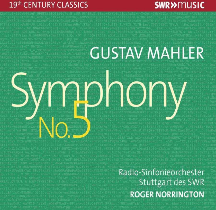 ROGER NORRINGTON, SWR Radio Symphony Orchestra Mahler: Symphony No. 5 CD