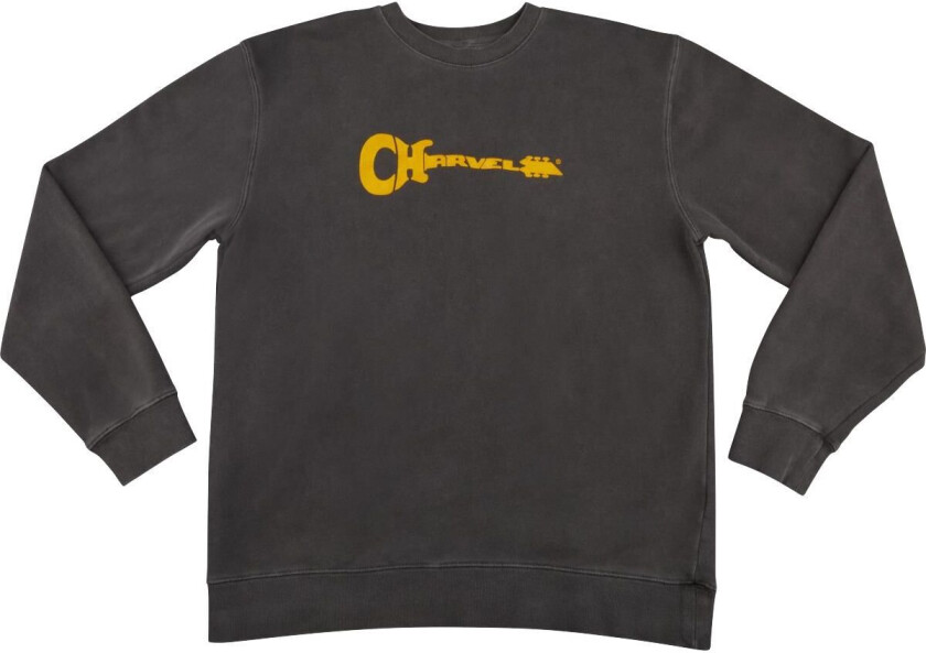 Logo Sweatshirt, Gray And Yellow M