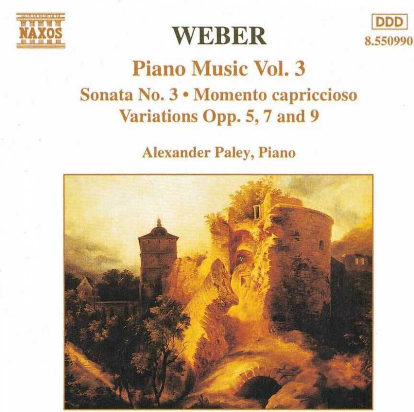 Alexander Paley  Weber: Piano Works, Vol. 3  CD