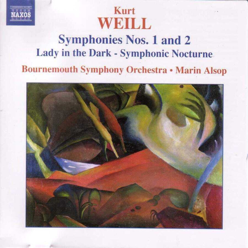 Marin Alsop, Bournemouth Symphony Orchestra Weill: Symphonies Nos 1 and 2; Suite Lady in the Dark CD