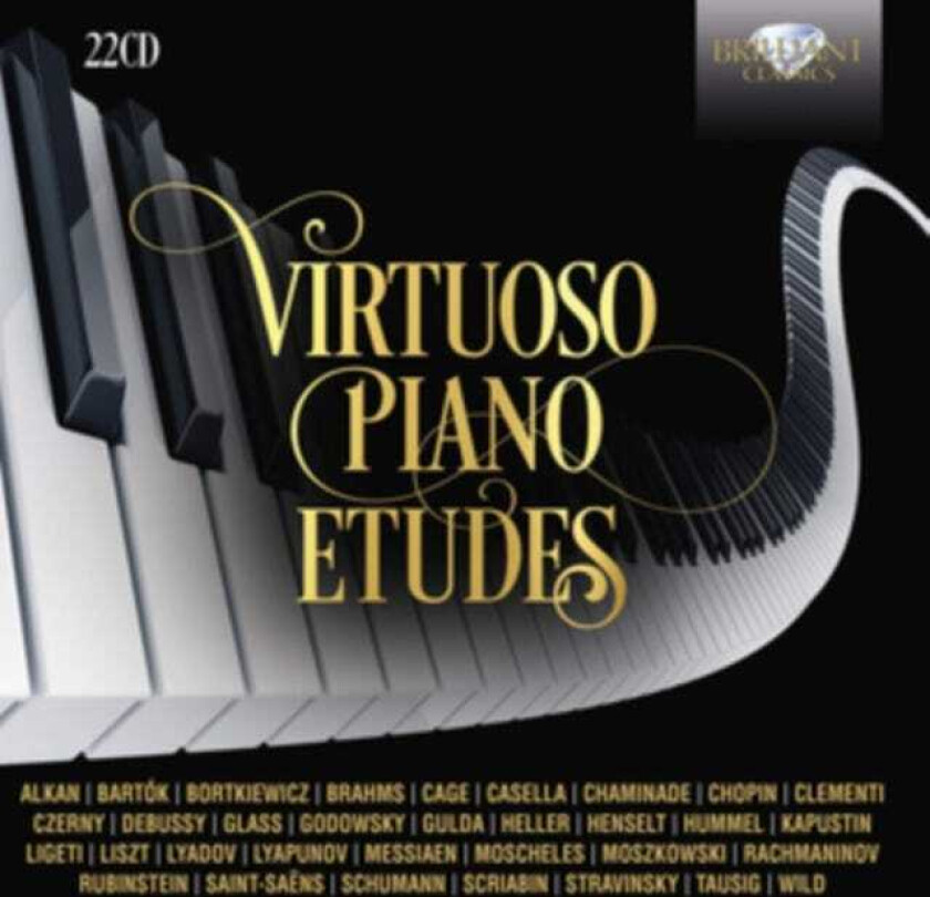 Diverse Klassisk Virtuoso Piano Etudes CD