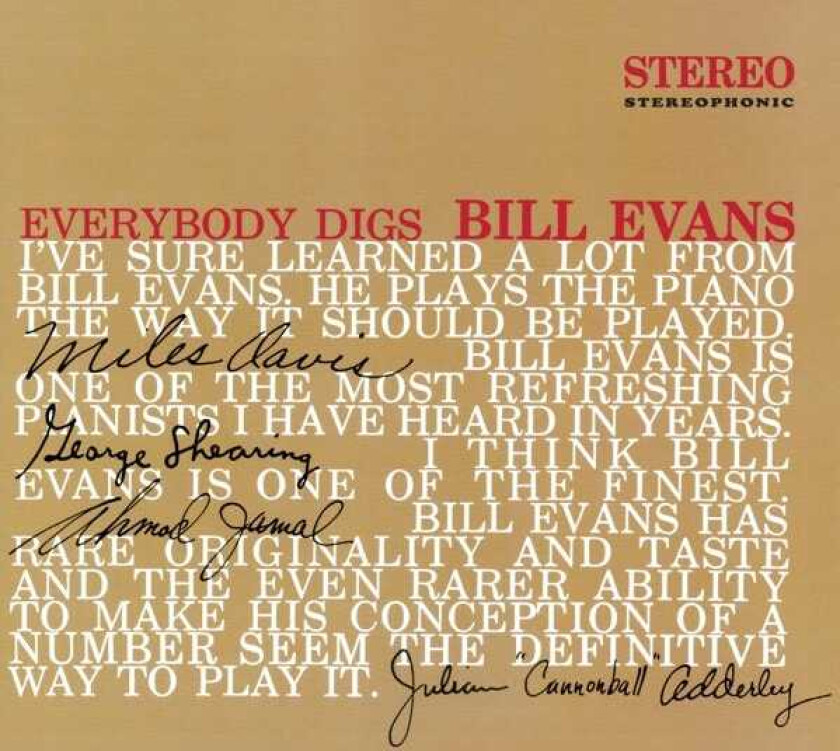 Bill Evans Everybody Digs Bill Evans LP/Vinyl