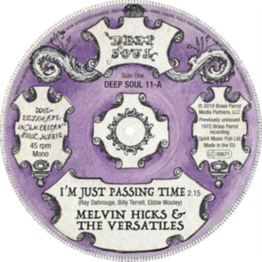 Melvin Hicks & The Versatiles I'm Just Passing Time LP/Vinyl