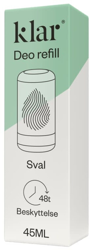 Klar Roll-On Antiperspirant Sval 45ml
