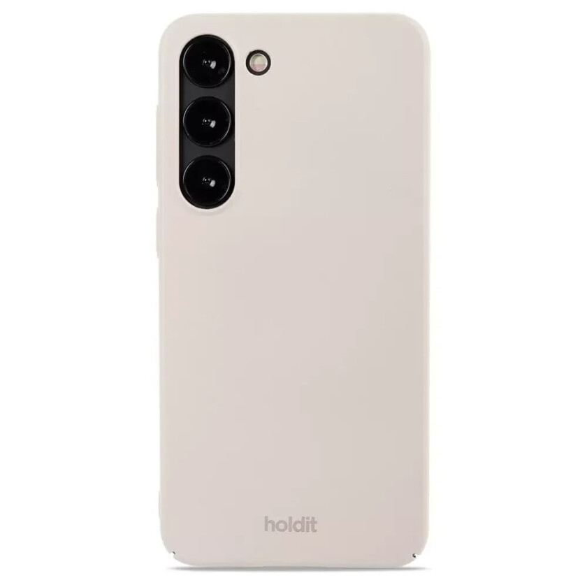 Holdit Samsung Galaxy S23 Slim Plast Deksel - Light Beige