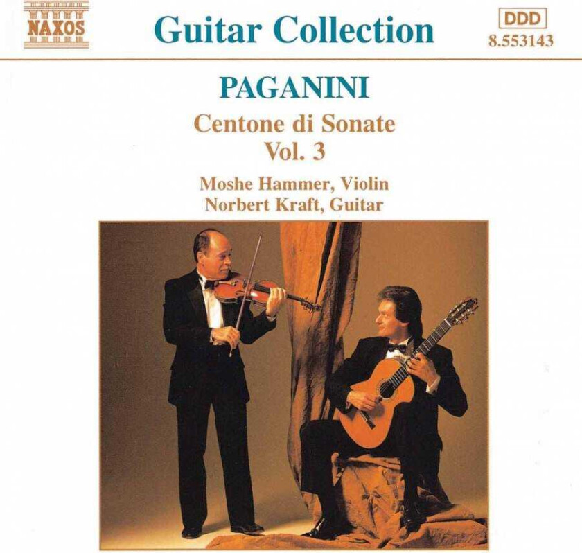 Bonnie Silver, Moshe Hammer, Norbert Kraft  Paganini: Centone di sonate, Volume 3  CD