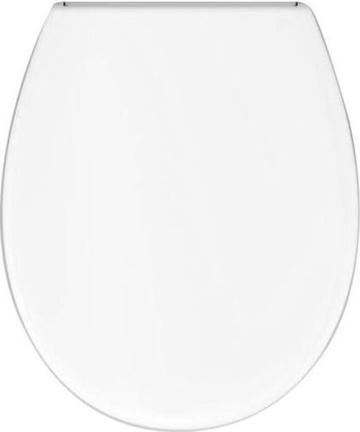 12402.20 Toalettsete hvit, soft close Universal, stillbare plastbeslag (120-180 mm)