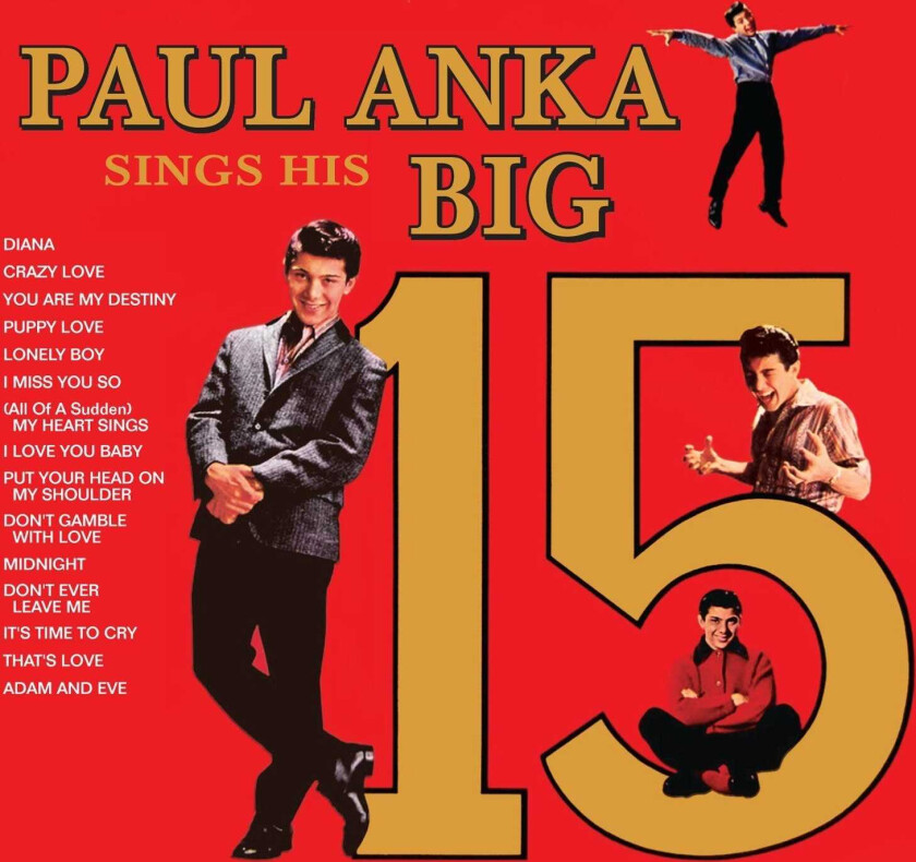 Paul Anka  Paul Anka Sings His Big 15  CD