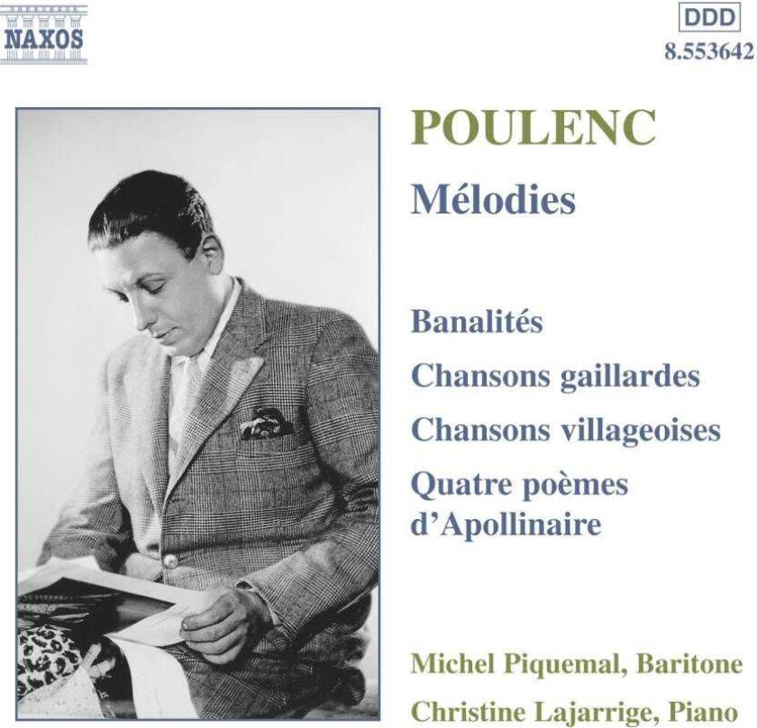 Michel Piquemal, Christine Lajarrige  Poulenc: Mélodies  CD