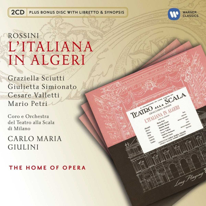 Carlo Maria Giulini, Orchestra E Coro Del Teatro Alla Scala, Opera  Rossini: L'italiana In Algeri  CD