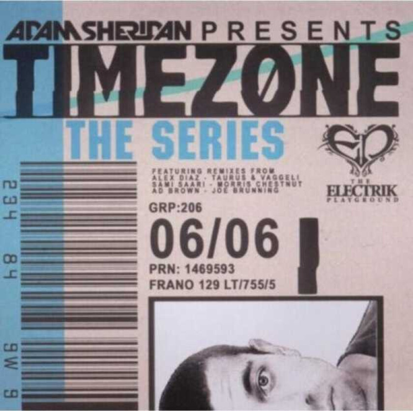 Adam Sheridan  Presents Timezone  CD