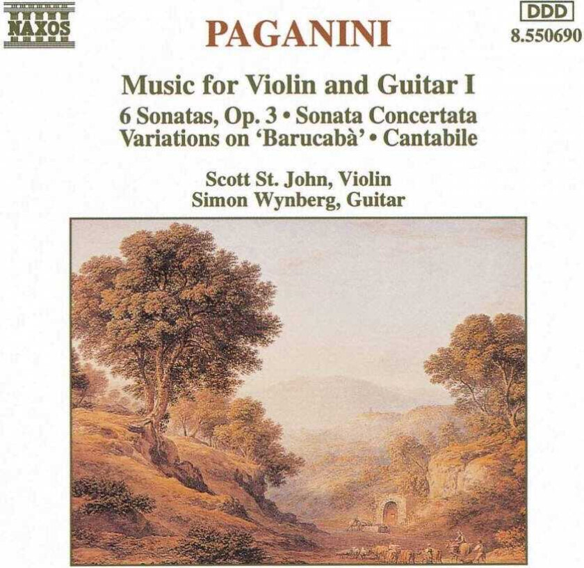 Scott St John, Simon Wynberg, Rmc Classical Music  Paganini: Music for Violin and Guitar I  CD