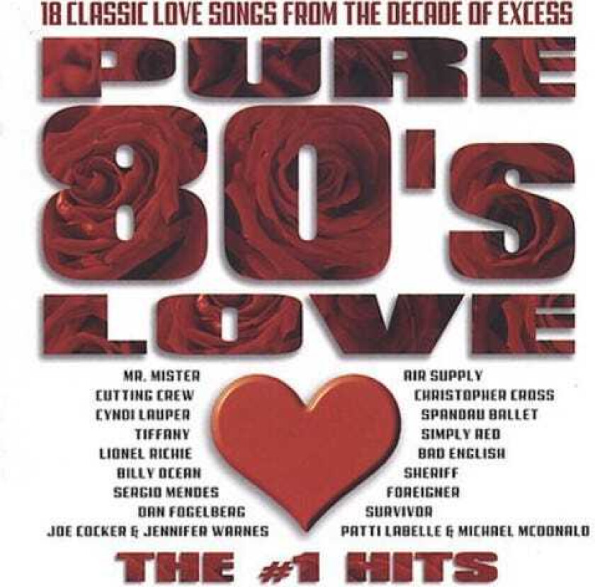 Diverse Artister  Pure 80's Love: The #1 Hits  CD