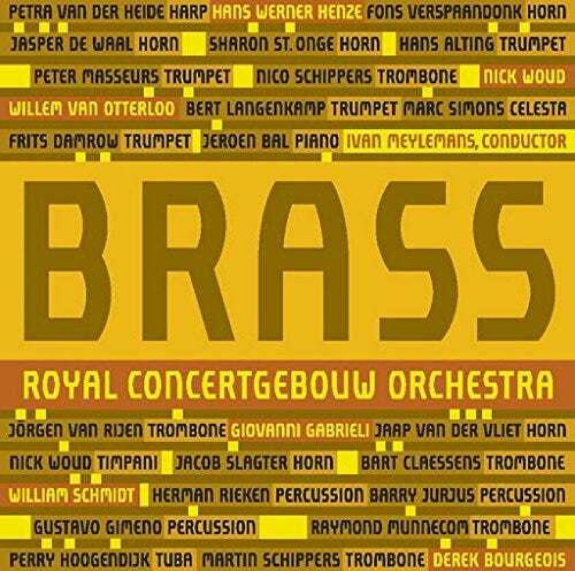 Royal Concertgebouw Orchestra  Brass  CD