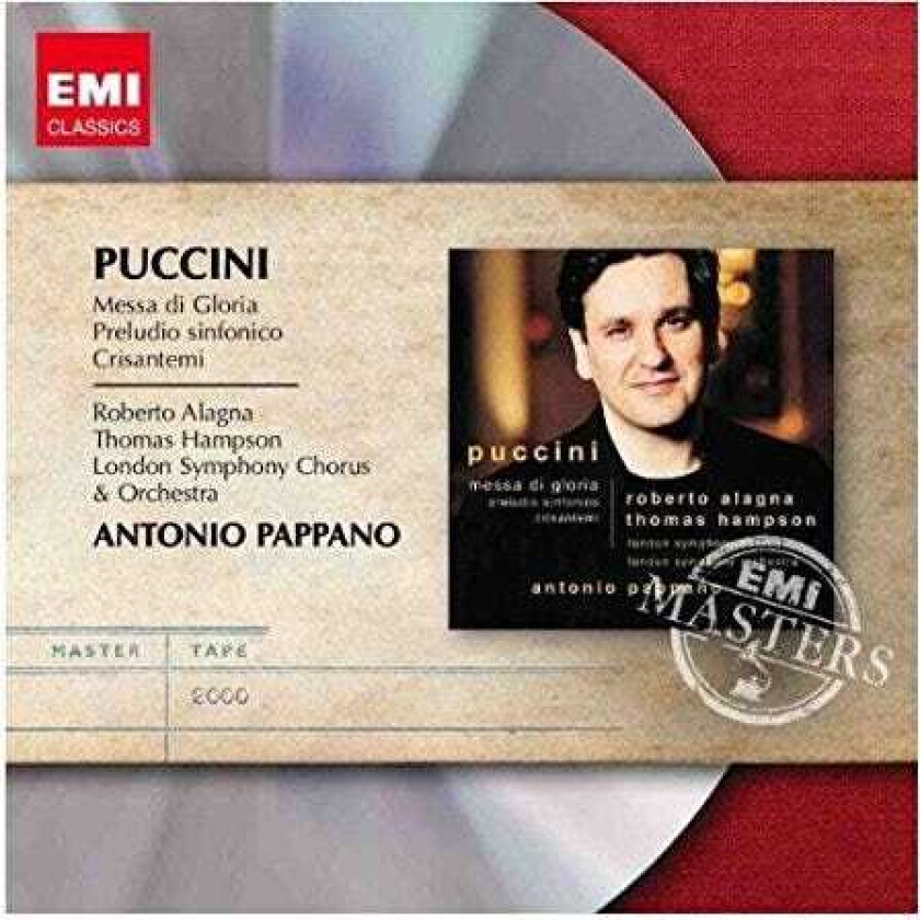 Antonio Pappano, Opera, London Symphony Orchestra, Roberto Alagna, Thomas Hampson Puccini: Messa Di Gloria CD