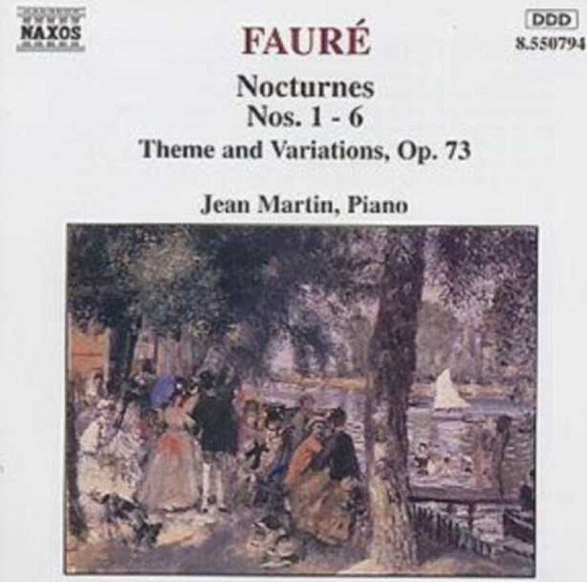 Jean Martin, Günter Appenheimer  Fauré: Nocturnes, Volume 1  CD