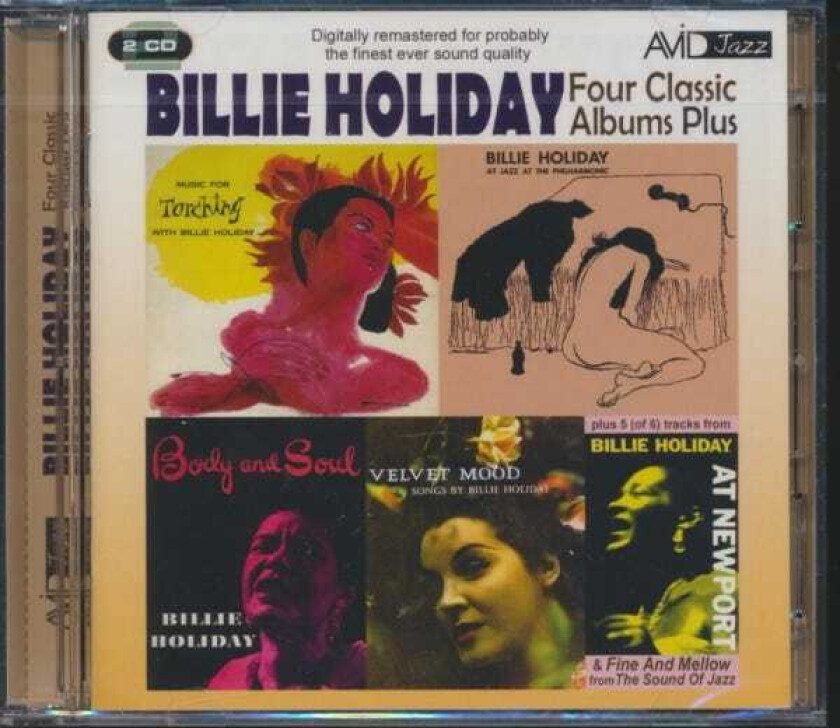 Billie Holiday  Four Classic Albums Plus (Body And Soul/Jazz At The Philharmonic/Music For Torching/Velvet Mood)  CD