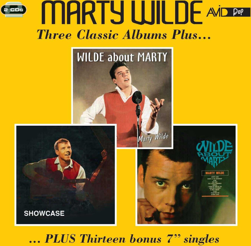 Marty Wilde  Three Classic Albums Plus...  CD