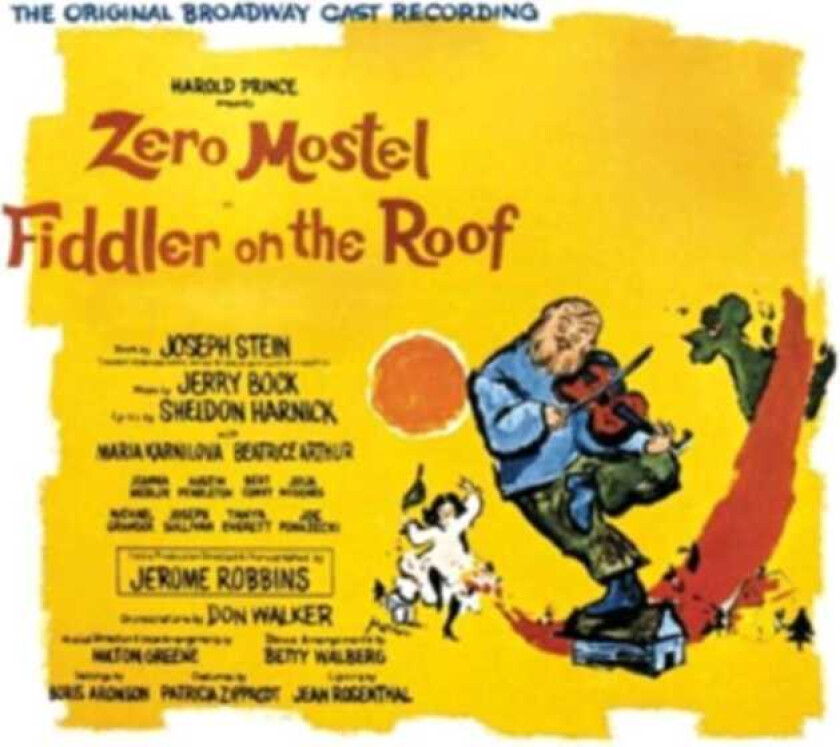 Musikal Fiddler On The Roof Original Broadway Soundtrack CD