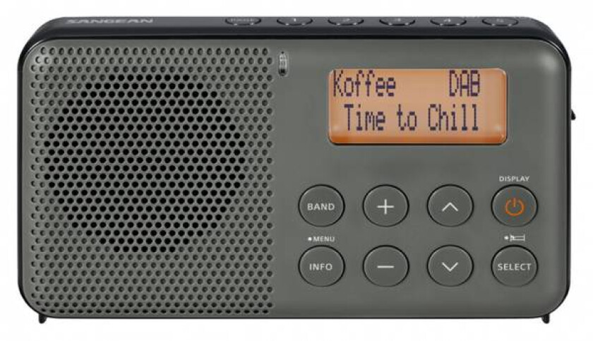 Sangean Lommeradio Dab Dpr-64 Pocket 640 Svart