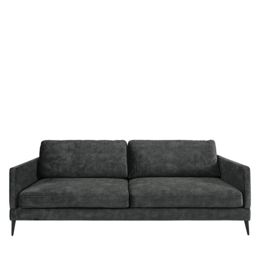 Artwood Andorra Sofa 3 Seter Velvet Dark Grey 7816-4380-8